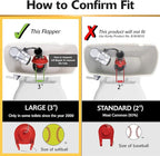 Korky 3070BP Large 3" 2X High Performance Universal Toilet Flapper, Red