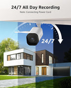 ANNKE Wireless Camera System, 16CH Expandable 4K Security NVR, 8Pcs 3MP Outdoor Cameras, 2-Way Audio, Dual-Band WiFi, Human Detection, IP66 Waterproof, 2TB HDD, Compatible with Alexa, 24/7 Protection