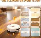 Concentrate Floor Cleaner Solution for Robot Vacuums, Wet Dry Vacuum Cleaner and Steam Mops Compatible with Tineco, Bissell, Dreame, Roborock etc, 29.76 fl oz Makes 46.5 Gallon Solution (Orange)