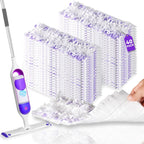 40 Pack Power Mop Pads Refills for Swiffer Power Mop | Heavy-Duty, Disposable Replacement Pads for Floor Cleaning, Multi-Surface & Wood Mopping Pad Refills (Unscented)