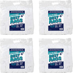 Arkwright W43 Cotton Tshirt Rags - 10 lb Bag - (Case of 4) Soft Lint Free Cloths for Cleaning, Streak & Scratch-Free, Professional Grade Bulk Wiping Towels for Polishing, Painting, and Staining, White