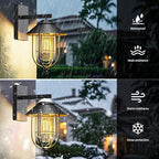 merley Porch Lights Outdoor Modern Wall Lights with Dusk to Dawn Sensor, Rust-Proof & Weather-Resistant Design, Easy to Install – Ideal for House