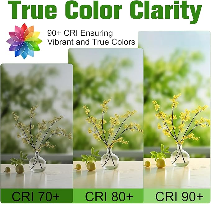 LED Candelabra Bulbs B10, E26 Base, 2700K Soft White, 6W, 60 watt Equivalent, 600LM, Clear Glass Candle Shape Bulbs for Chandelier Light Fixture, Non-Dimmable, 6 Pack