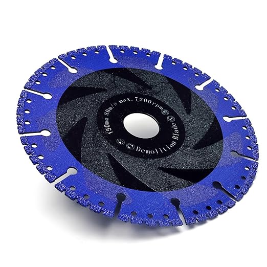 YIJING 6" Diamond Cutting Wheel for Metal,Cut Off Blade for Rebar Sheet Metal Angle Iron Stainless Steel