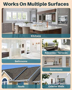 Transparent Waterproof Sealant,175oz Clear Transparent Waterproof Coating,Liquid Invisible Water Proof Agent for Roofs Walls,Garden,Bathroom,Kitchen Indoor & Outdoor Water Proof Sealant