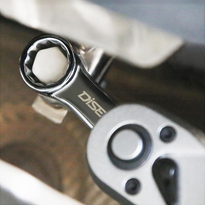 DISEN 9pcs Torque Adapter Set SAE, Durable Torque Wrench Adapter, Torque Adapter 3/8" Drive, 12 Point, Set Including 3/8", 7/16," 1/2", 9/16", 5/8", 11/16", 3/4", 13/16", 7/8"