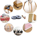 3/4" Screw on Furniture Glides Sliders for Wooden Furniture-Furnigear Heavy Duty PTFE (Teflon) Chair Leg Slides Move Your Furniture Easy & Safely - Best Floor Protector (20 Pack)