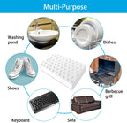 Magic Sponge Erasers, 50 Pack 2X Density Stronger Melamine Sponge Foam Pads, Multi-Functional Household Cleaning Supplies Cleaner for Kitchen, Bathroom, Bathtub, Sink, Wall Cleaner