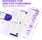 24 Count Disposable Power Mop Pads Refills for Swiffer PowerMop,Multi-Surface Floor Mop Pad Refills Repalcement Pads for Floor Cleaning