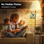 TJOY 24 Pack A19 LED Light Bulbs Soft Warm White 2700K, 60 Watt Equivalent, Efficient 9W, E26 Standard Base, Non Dimmable Energy Saving Warm Light Lamp Bulb, 800LM 120V, for Home, Bedroom, Living Room