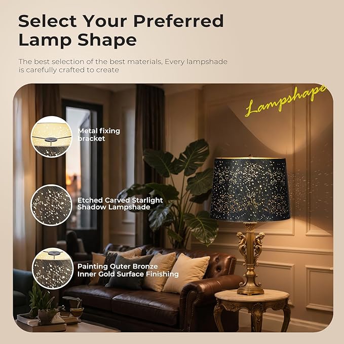 Large lampshade, drum lamp shades,desk lamp shade, and floor lamp shade are 12 "Top x 14" Bottom x 10 "Hight, used for bedrooms, living rooms, and college dorm room