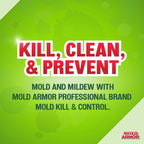 Mold Armor Professional Brand Mold Kill & Control Spray, 32 oz., Hard Surface Mold and Mildew Remover, Visible Results in Minutes, Eliminates Bacteria and Viruses