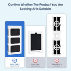 MARRIOTTO MR022 Water Filter Replacement, Compatible with Frigidaire refrigerator EPTWFU01, EWF02, Pure Source Ultra II and Pure Air Ultra 2 Air Filter (3+3)