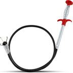 22" Snake Drain Clog Remover - Used as Hair Clog Remover for Sink, Shower, and Bathtub - Dryer Vent Cleaner, and as a Flexible Grabber Tool for Hard to Reach Places - By RAM-PRO