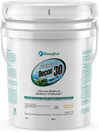Benefect Botanical Decon 30 Disinfectant Cleaner, 5 Gallon, Light Lemon & Thyme Scent, Hospital Grade Disinfectant, Kills Over 99.99% of Germs, Safe for Food-Contact Surfaces