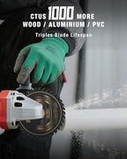 3 Inch 36T Carbide Circular Saw Blades, 3/8-inch Arbor, Cutting Off Tool Plastic Wood. Compatible with Bosch, Ridgid, Ryobi, Milwaukee, DeWalt, Worx (3-Pack)