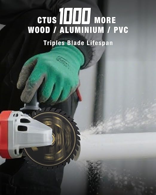 3 Inch 36T Carbide Circular Saw Blades, 3/8-inch Arbor, Cutting Off Tool Plastic Wood. Compatible with Bosch, Ridgid, Ryobi, Milwaukee, DeWalt, Worx (3-Pack)