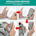TRQWH Dust Goggles Reusable Respirator Mask with Filters for Polishing, Spraying, Dust, Construction Work, Woodworking and More