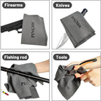 XANADU All Purpose Polishing Silicone Gun Cloth 12"x12" 6 Pack Infused With Innovative Inert Surfactant, Silver Polish for Silverware, Coins, Silicone Cloth for Guns, Brasso Brass Cleaner Polish