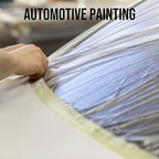 Lichamp Plastic Cover for Painting, Pre-Taped Masking Film, 22 inch x 30 Yard x 3 Rolls (90 Yards Total), Painters Plastic with Tape, Advanced Masking Tape Film