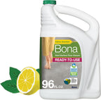 Bona Multi-Surface Floor Cleaner Refill - 96 fl oz - Lemon Mint - Residue-Free Floor Cleaning Solution refill for Spray Mop and Spray Bottles - For Use on Stone, Tile, Laminate, and Vinyl Floors