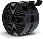 3M Dual Lock SJ3550A 1"×8ft Black 2 Pack Reclosable Fastener Mounting Tape Interlocking Mushroom Shaped Strong Adhesive Hook Lock Sticky Tape for Indoor and Outdoor(DB25252)