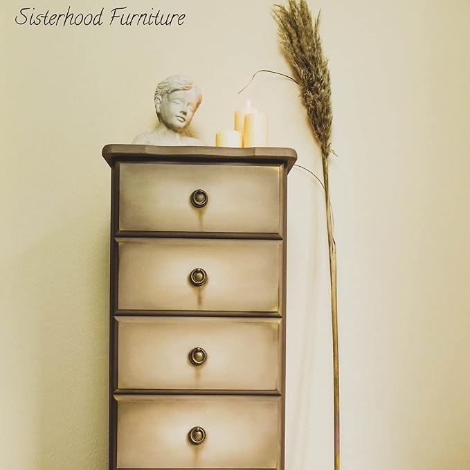 Dixie Belle Paint Company Chalk Finish Furniture Paint - Putty (4oz) - Matte Muted Taupe Chic Chalk Mineral DIY Furniture Paint