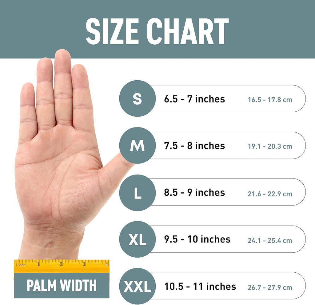 Industrial Nitrile Gloves – Heavy Duty Latex & Powder Free Disposable Gloves with Diamond Texture