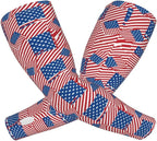 Men Women Anti-Slip Cooling Arm Sleeves Comfortable Sunshade for Summer Sports