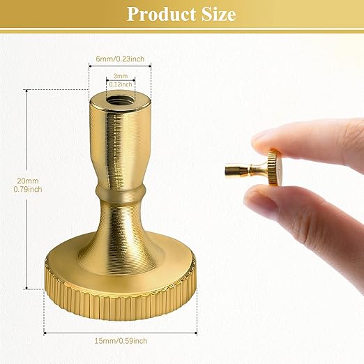 DiCUNO Lamp Turn On/Off Switch Knobs Replacement, Metal Lamp Switch Knob for Universal Light Socket, Standard Size, Vintage Brass, 4-Pack