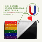 Rainbow Pride Mailbox Cover Magnetic Standard Size Gay Pride Mailbox Post Covers Heart Love LGBT Asexual LGBTQ Mailbox Wraps Waterproof Mailbox Decor for Outside Garden Yard 21x18 Inch