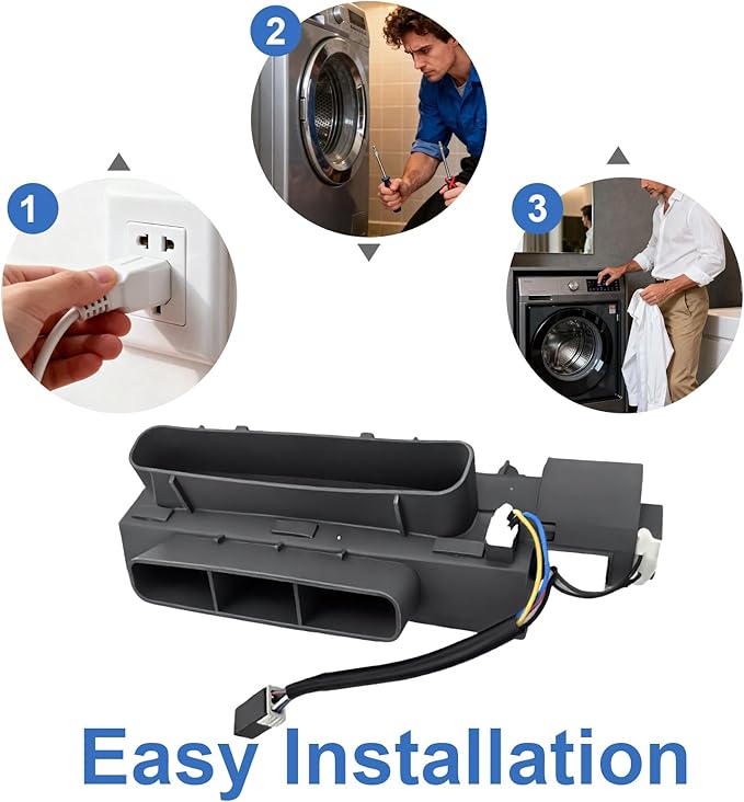 WH16X29509 Washing Machine Vent Damper Fit for GE GFW510 GFW550 GFW650 General Electric Hotpoint RCA Kenmore, Replace WH16X29509