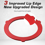 Triple-Lip Design Flush Valve Seal for Kohler, Upgraded Silicone Material Canister Toilet Tank Parts Gasket Replacement for GP1059291, for Easy Install and Uninstall