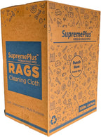 Premium Color Knit Cleaning Rags (50 lbs. Box) – Shop Rags Bulk for Workshops, Mechanics, Painters, and Home Use, Multipurpose Cotton T-Shirt Rags
