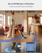 roborock F25 BX Wet Dry Vacuum Cleaner, Cordless Vacuum Mop All in One with 20000Pa, 194°F Hot Air Flash Drying & Self Cleaning, Zero-Tangle Wet Mop Cleaner for Hard Floor, 180° Lie Flat