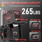 YESWELDER Welding Cart with Large Capacity Lockable Cabinet, for MIG/TIG/Stick Welders and Plasma Cutters, Heavy Duty 360° Swivel Wheels Welding Trolley