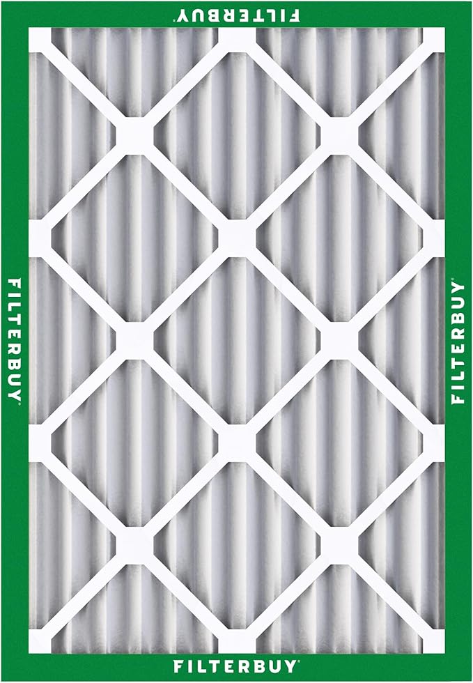 Filterbuy 30x36x2 Air Filter MERV 8 (MPR 700) Dust Defense Replacement (6-Pack), Electrostatic Pleated HVAC AC Furnace Filters, Made in USA (Actual Size: 29.81 x 35.81 x 1.75)