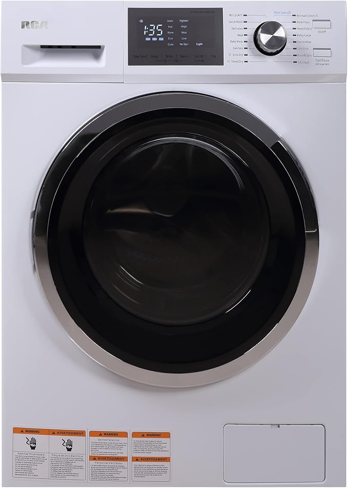 HAMILTON BEACH Washer and Dryer Combo 2.7 cu ft - White