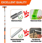 Buyplus 26Ft High Reach Squeegee for Window Cleaning Kit with 5 to 20 Foot Extension Pole, Extendable Window Cleaner Squeegee, Telescopic Window Washing Kit for Indoor/Outdoor High Window