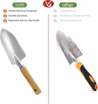 Gardening Tools – 42 Piece Premium Gardening Tool Set,Heavy Duty Hand Tools with Fashion Garden Tools Organizer Handbag,Rust-Proof Gardening Tool Kit, Ideal Gardening Gifts for All (Green Floral)