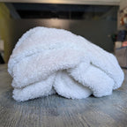 Premium White Terry Cloth Rags (10 lbs.Bag - 4 Pack) Super Absorbent Cotton Towel Cleaning Rags for Garage, Industrial Use & Housekeeping