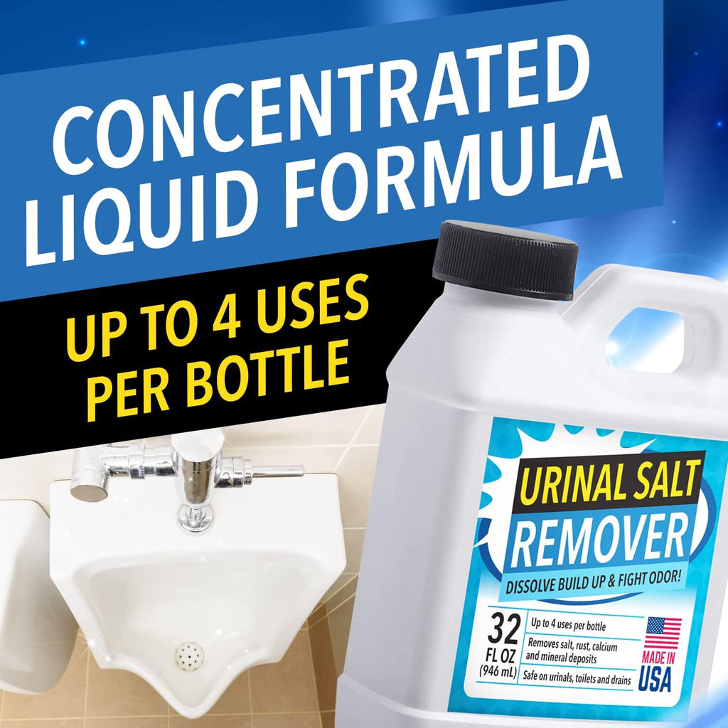IMPRESA Odor-Eliminating Urinal Cleaner & Pipe Descaler - 32 oz Unscented - Removes Rust, Lime, Mineral & Calcium Deposits - Urine Odor Eliminator & Urinal Salt Remover