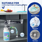 Multi-Purpose Pipeline Dredging Agent, Toilets, Bathroom Drains & Floor Pipes | Safe for All Pipe Types 1PCS
