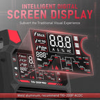 YESWELDER 205A Tig Welder with Pulse Large LED Display, STICK/DC TIG/PULSE TIG 3 In 1, 110&220V Dual Voltage TIG Welding Machine TIG-205P