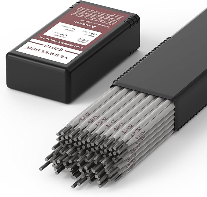 YESWELDER E7018 1/8'' 5LB Welding Rod Low Hydrogen Carbon Steel Stick Electrodes