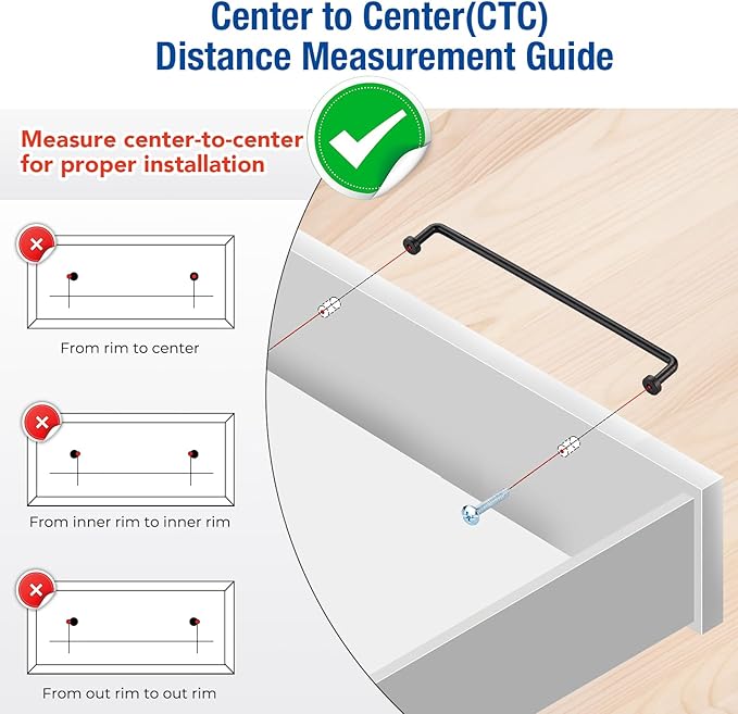 JOY DECOR Cabinet Pulls – 8-3/4 Inch Hole Center, Oil Rubbed Bronze, 5 Pack, Zinc Alloy Cabinet Handles for Drawers & Cupboard – Vintage Style Hardware for Kitchen, Bathroom, Dresser