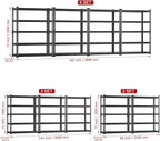 Heavy Duty Garage Shelving Unit 3000LBS, Adjustable 5-Tier Storage Rack with Boltless Design, 48" W*18.9" D*72" H Metal Shelves for Basement, Garage & Warehouse Storage