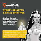 GoodBulb 26 Watt CFL Light Bulbs 4 Pin G24Q-3 Base 2700K Soft White 26W High Output 1800 Lumens Double Tube Compact Fluorescent Light Bulbs Plug-in 10 Pack