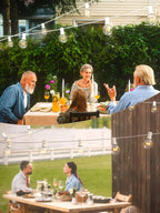 SUNSGNE G40 Replacement Light Bulbs, 5 Watt Clear Bulbs 1.5 Inch Globe Light Bulbs for Indoor Outdoor String Lights Replacement, Fits E12/C7 Screw Base Socket, 50 Pack