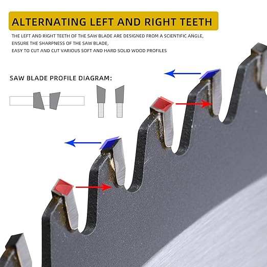2 pcs 4 Inch 40 Tooth Miter/Tungsten Carbide Tipped Blade High-Performance Professioal Saw Blade for Cutting Wood